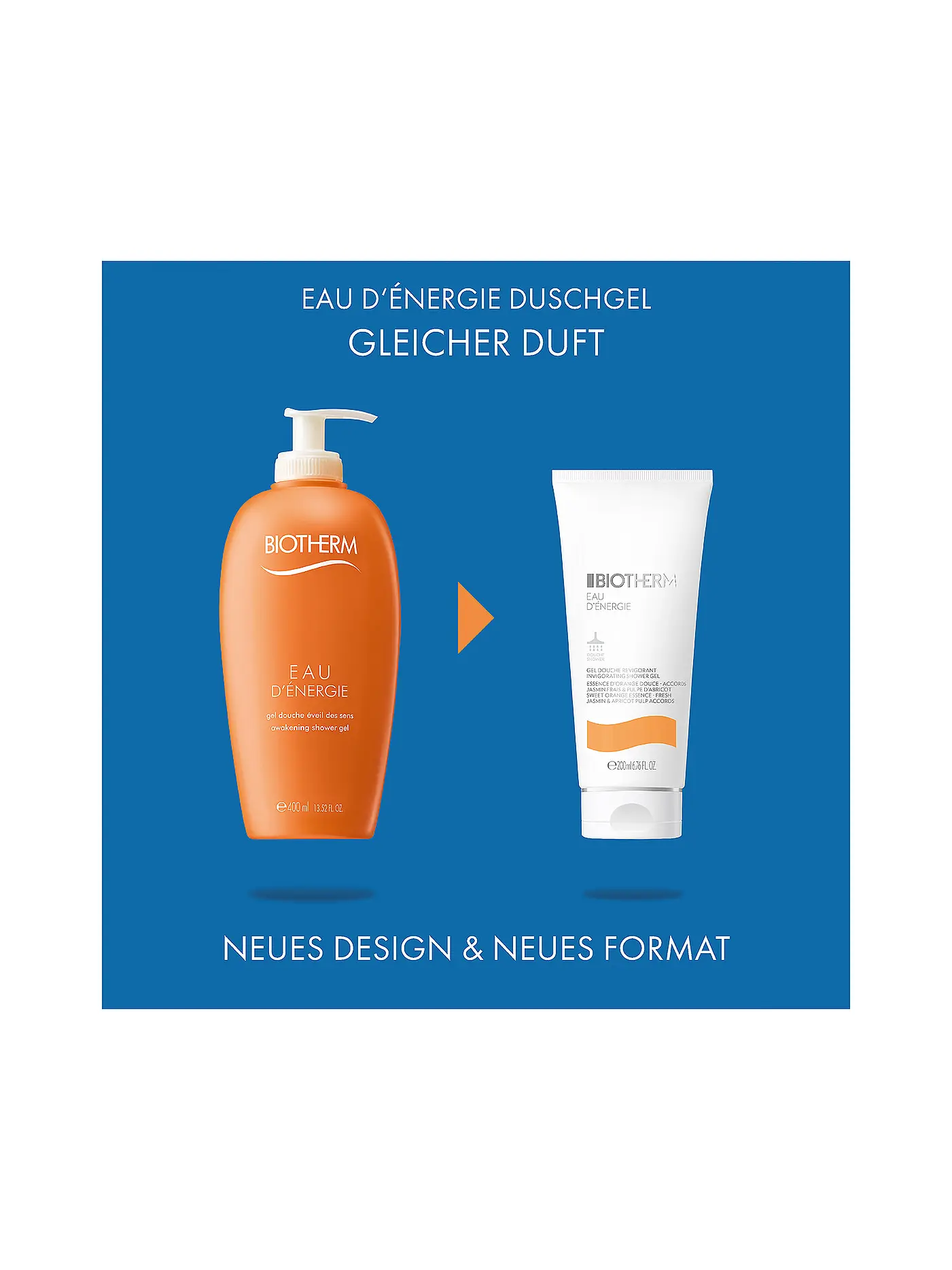 BIOTHERM | Eau Energie Shower Gel 200ml | 